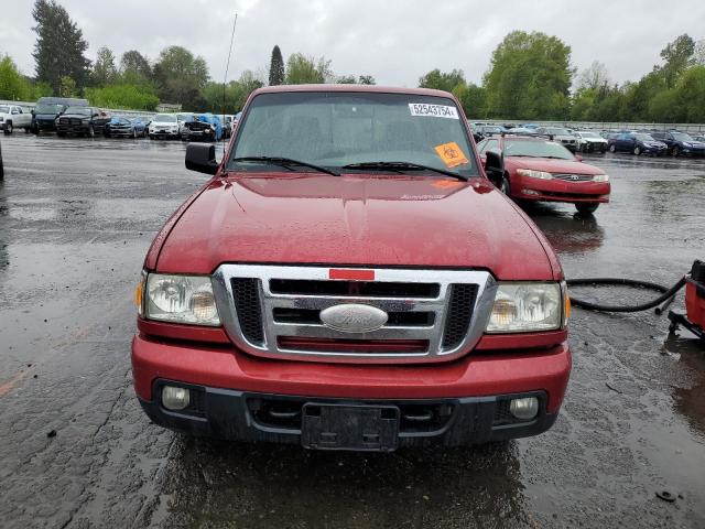 1FTZR15E36PA14787 - 2006 FORD RANGER SUPER CAB RED photo 5