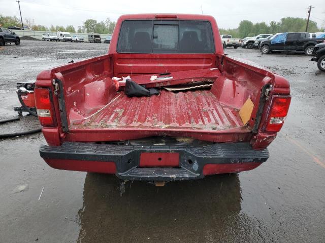 1FTZR15E36PA14787 - 2006 FORD RANGER SUPER CAB RED photo 6