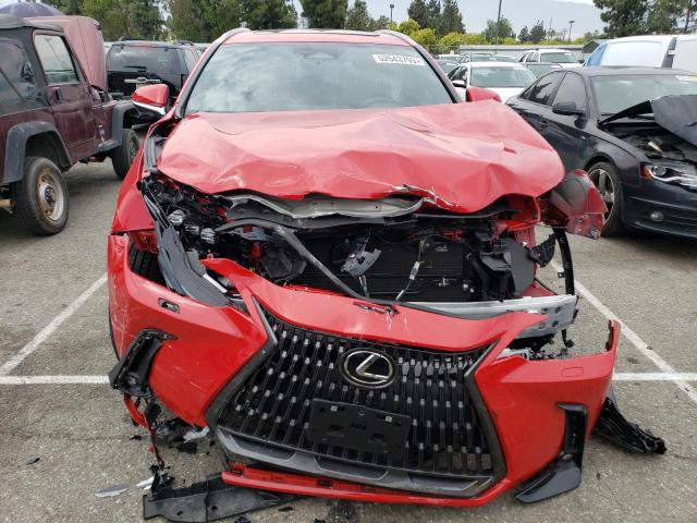 JTJHKCFZ2N2006332 - 2022 LEXUS NX 450H RED photo 5