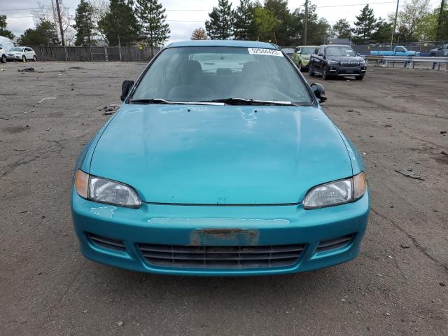 2HGEH2369PH514933 - 1993 HONDA CIVIC DX TURQUOISE photo 5