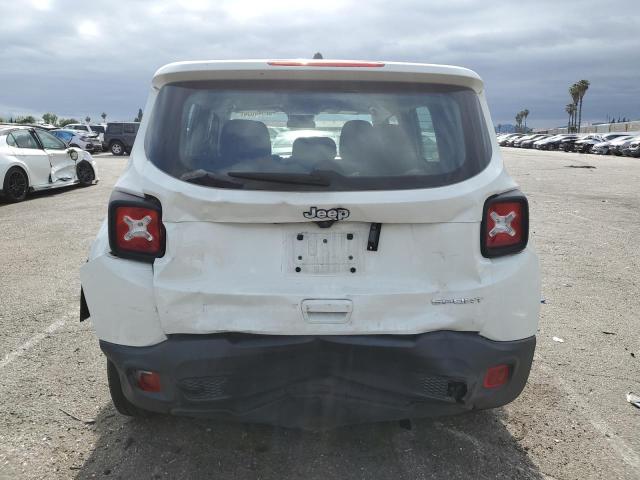 ZACNJCAB9MPM57195 - 2021 JEEP RENEGADE SPORT WHITE photo 6