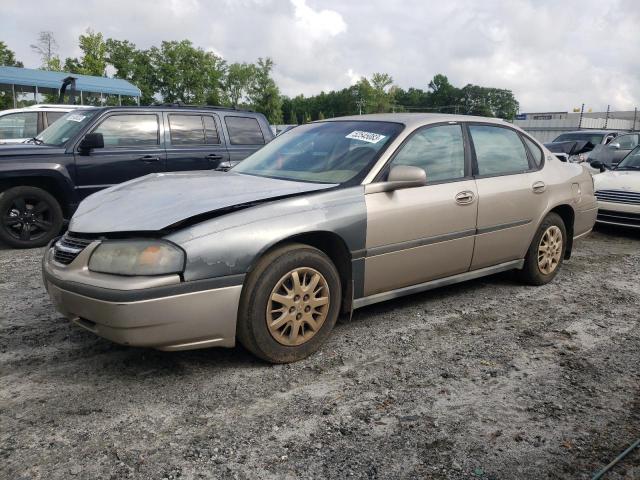 2G1WF55E429372758 - 2002 CHEVROLET IMPALA GOLD photo 1