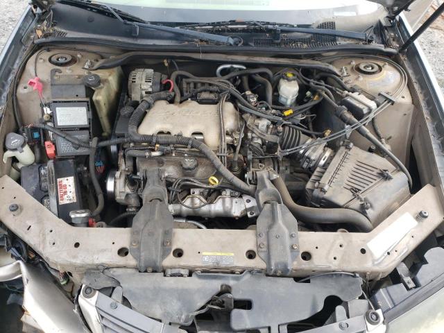 2G1WF55E429372758 - 2002 CHEVROLET IMPALA GOLD photo 11