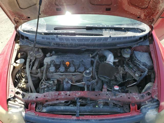 2HGFG12848H550356 - 2008 HONDA CIVIC EX RED photo 11