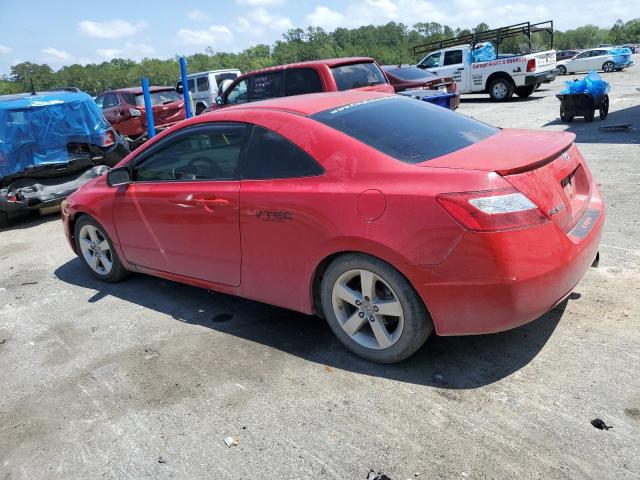 2HGFG12848H550356 - 2008 HONDA CIVIC EX RED photo 2