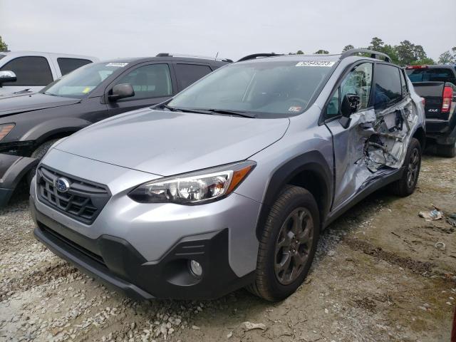 JF2GTHSC6PH310243 - 2023 SUBARU CROSSTREK SPORT SILVER photo 1