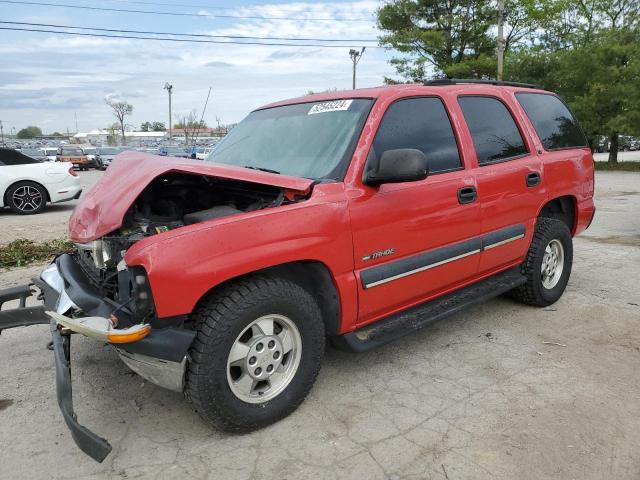 1GNEK13V02J187113 - 2002 CHEVROLET TAHOE K1500 RED photo 1