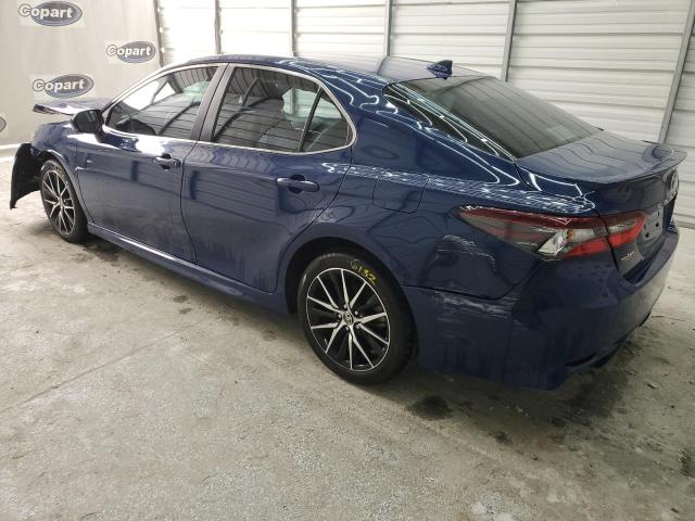 4T1G11AK3PU138891 - 2023 TOYOTA CAMRY SE NIGHT SHADE BLUE photo 2