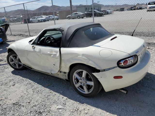 JM1NC25F880140525 - 2008 MAZDA MX-5 MIATA WHITE photo 2