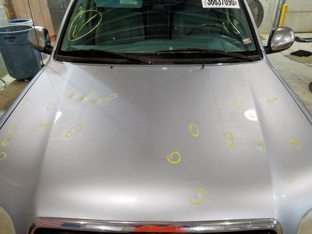 5TBBT4415YS054731 - 2000 TOYOTA TUNDRA ACCESS CAB ვერცხლისფერი ფოტო 9