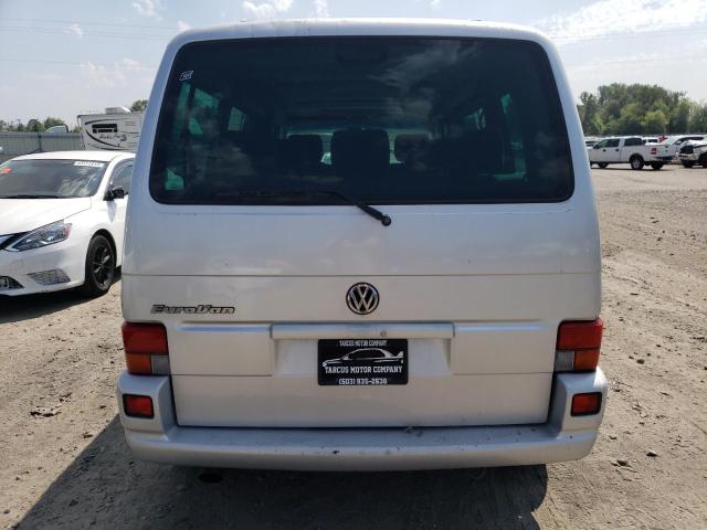 WV2KB47041H157003 - 2001 VOLKSWAGEN EUROVAN GLS SILVER photo 6