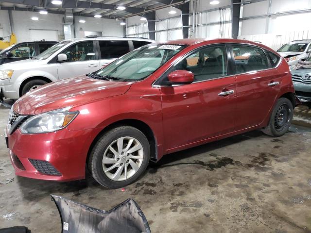 3N1AB7AP7GY339604 - 2016 NISSAN SENTRA S RED photo 1