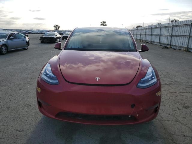 7SAYGAEE2NF314124 - 2022 TESLA MODEL Y RED photo 5