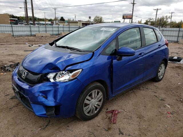 3HGGK5H59HM708828 - 2017 HONDA FIT LX BLUE photo 1