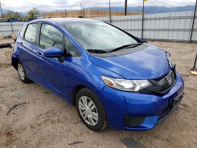 3HGGK5H59HM708828 - 2017 HONDA FIT LX BLUE photo 4