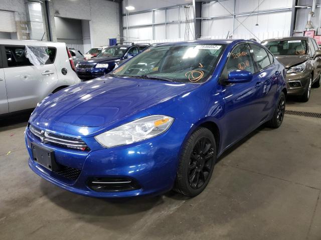 1C3CDFDH8ED683543 - 2014 DODGE DART SE AERO BLUE photo 2