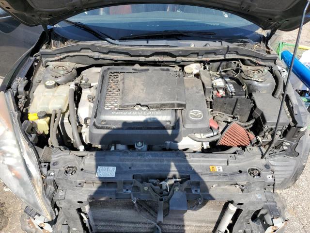 JM1BL1L32D1731573 - 2013 MAZDA SPEED 3 BLACK photo 11