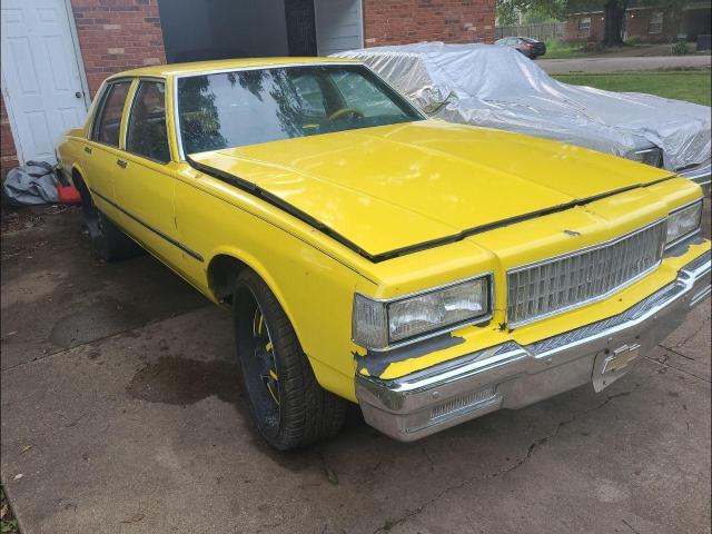 1G1BL69H8FX111013 - 1985 CHEVROLET IMPALA YELLOW photo 1