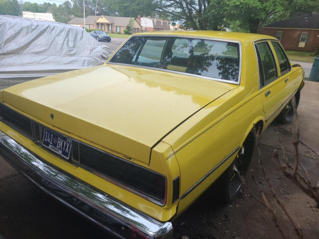 1G1BL69H8FX111013 - 1985 CHEVROLET IMPALA YELLOW photo 4