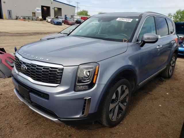 5XYP64HC6LG077375 - 2020 KIA TELLURIDE S GRAY photo 1