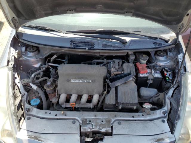 JHMGD37687S009461 - 2007 HONDA FIT S ვერცხლისფერი ფოტო 11