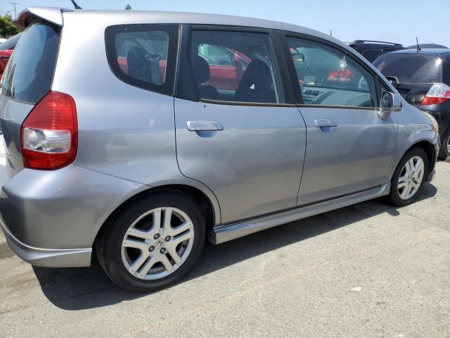 JHMGD37687S009461 - 2007 HONDA FIT S SILVER photo 3