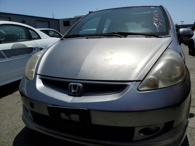 JHMGD37687S009461 - 2007 HONDA FIT S ვერცხლისფერი ფოტო 5