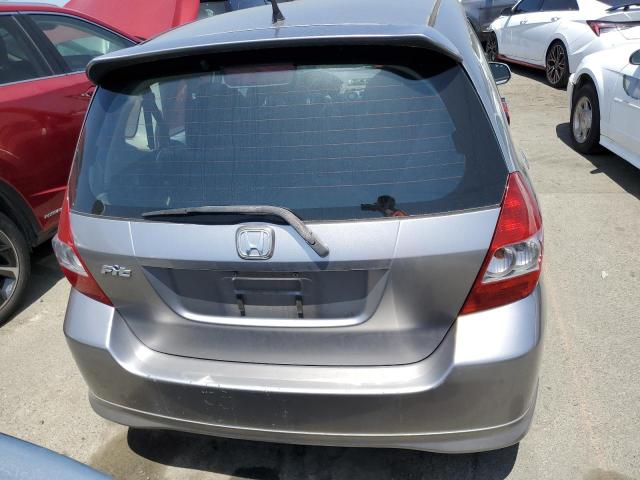 JHMGD37687S009461 - 2007 HONDA FIT S ვერცხლისფერი ფოტო 6