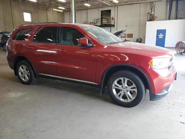 1D4RE4GG4BC697552 - 2011 DODGE DURANGO CREW RED photo 4