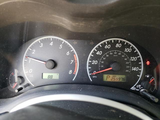 2T1BU4EE9BC595951 - 2011 TOYOTA COROLLA LE BASE CHARCOAL photo 9