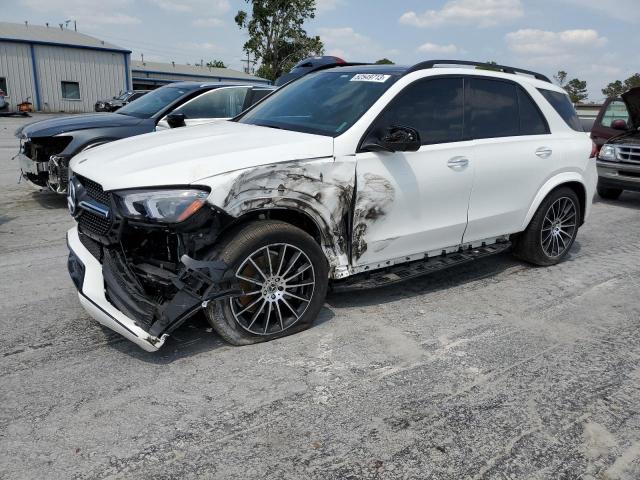 4JGFB5KB3MA452584 - 2021 MERCEDES-BENZ GLE 450 4MATIC WHITE photo 1