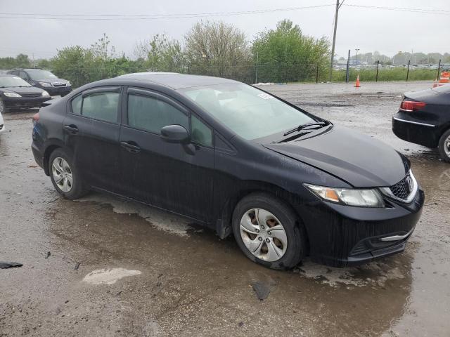 2HGFB2F55DH574566 - 2013 HONDA CIVIC LX BLACK photo 4