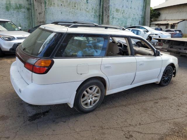 4S3BH665X17628955 - 2001 SUBARU LEGACY OUTBACK WHITE photo 3