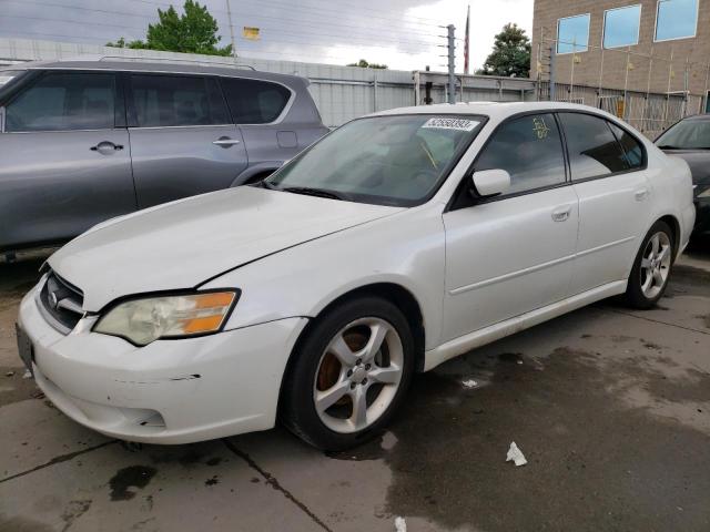 4S3BL616277208226 - 2007 SUBARU LEGACY 2.5I WHITE photo 1