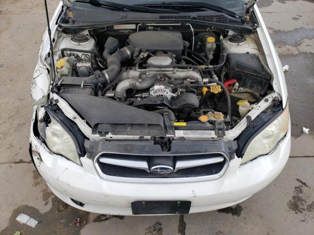 4S3BL616277208226 - 2007 SUBARU LEGACY 2.5I WHITE photo 11