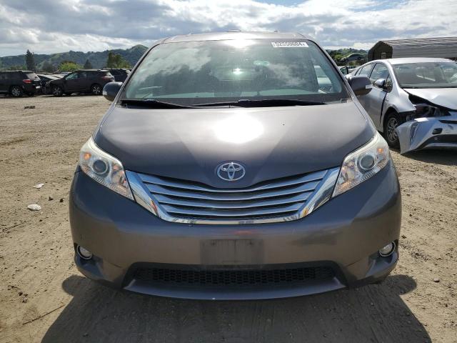 5TDYK3DC8DS387239 - 2013 TOYOTA SIENNA XLE CHARCOAL photo 5