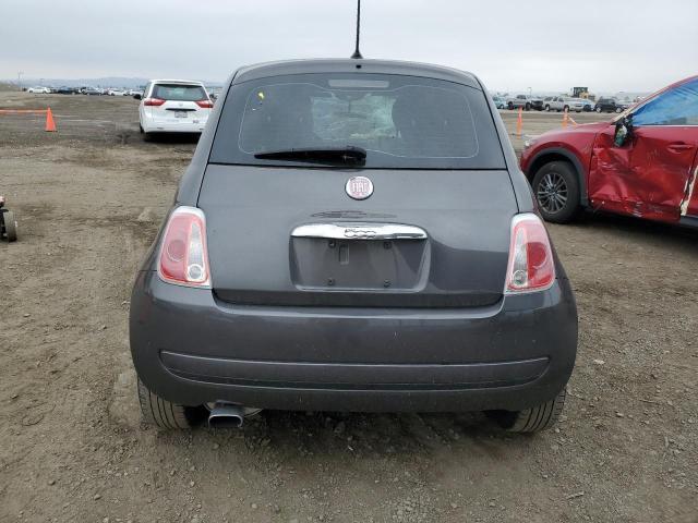 3C3CFFARXFT528365 - 2015 FIAT 500 POP GRAY photo 6