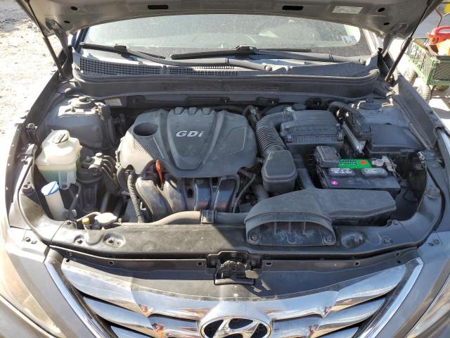 5NPEC4ACXCH343502 - 2012 HYUNDAI SONATA SE GRAY photo 11