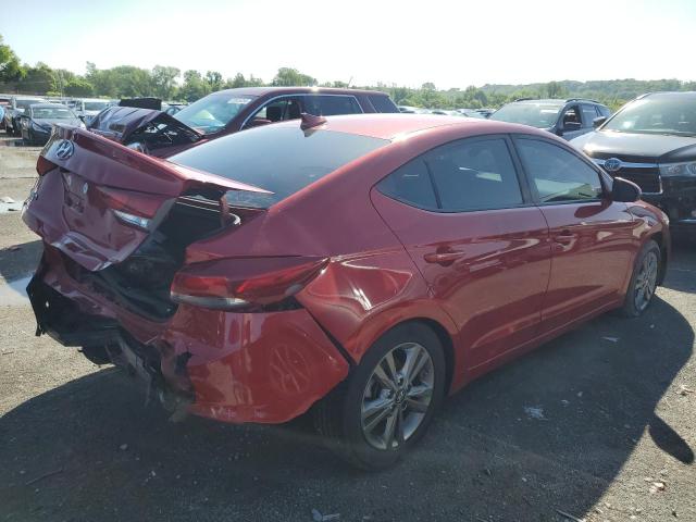 5NPD84LF4JH246913 - 2018 HYUNDAI ELANTRA SEL RED photo 3