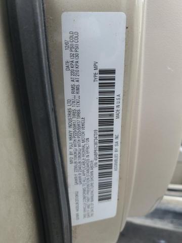 4S4BP61C387347319 - 2008 SUBARU OUTBACK 2.5I GOLD photo 13