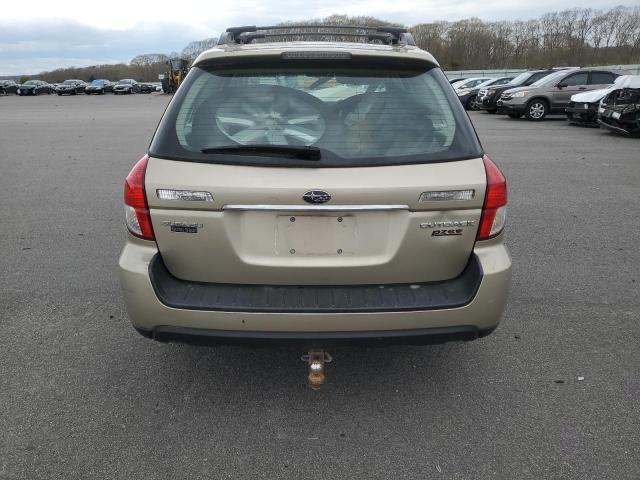 4S4BP61C387347319 - 2008 SUBARU OUTBACK 2.5I GOLD photo 6