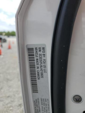 2C3CDZFJ9LH210820 - 2020 DODGE CHALLENGER R/T SCAT PACK WHITE photo 12