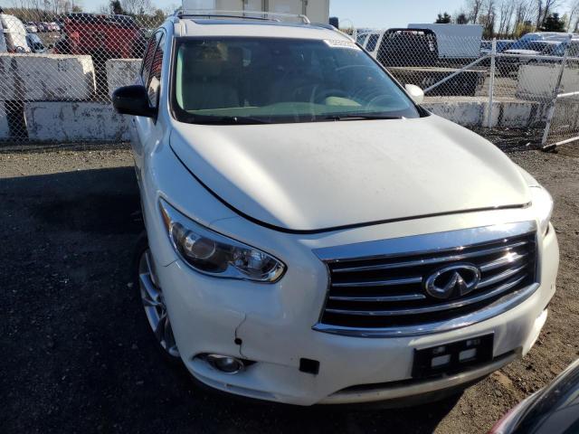 5N1AL0MM3EC507453 - 2014 INFINITI QX60 WHITE photo 5