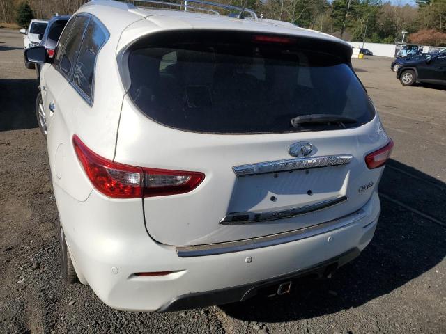 5N1AL0MM3EC507453 - 2014 INFINITI QX60 WHITE photo 6