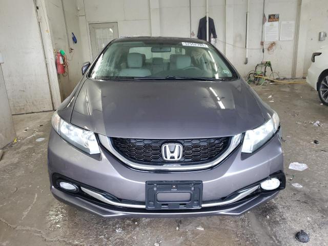 19XFB2F96FE077350 - 2015 HONDA CIVIC EXL GRAY photo 5