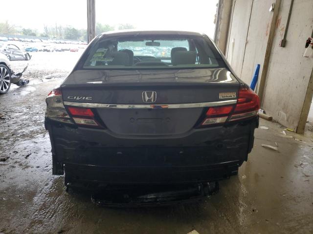 19XFB2F96FE077350 - 2015 HONDA CIVIC EXL GRAY photo 6