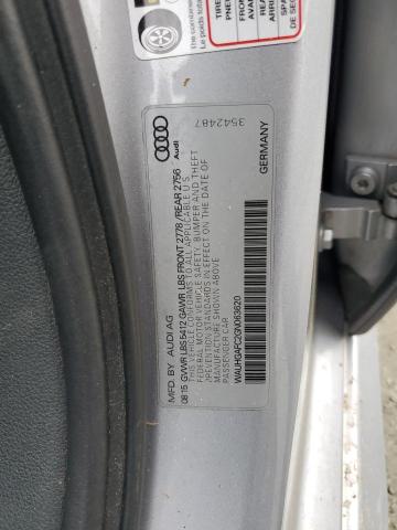 WAUHGAFC2GN063620 - 2016 AUDI A6 PRESTIGE ვერცხლისფერი ფოტო 13