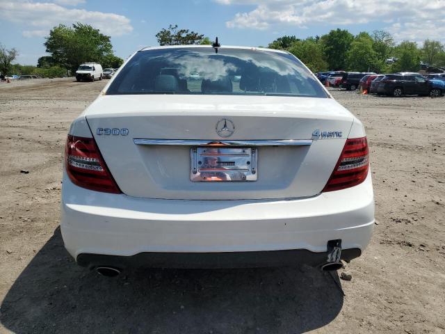 WDDGF8BB3CF916964 - 2012 MERCEDES-BENZ C 300 4MATIC WHITE photo 6