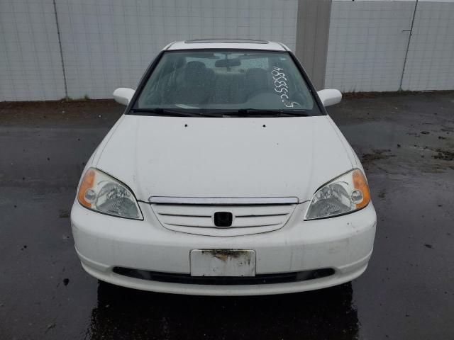 1HGES26712L068486 - 2002 HONDA CIVIC EX WHITE photo 5