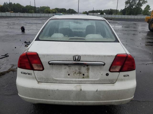 1HGES26712L068486 - 2002 HONDA CIVIC EX WHITE photo 6